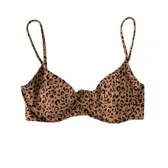 Medium/Large Pink Colada Mocha Leopard Bikini - Picture 5 of 7